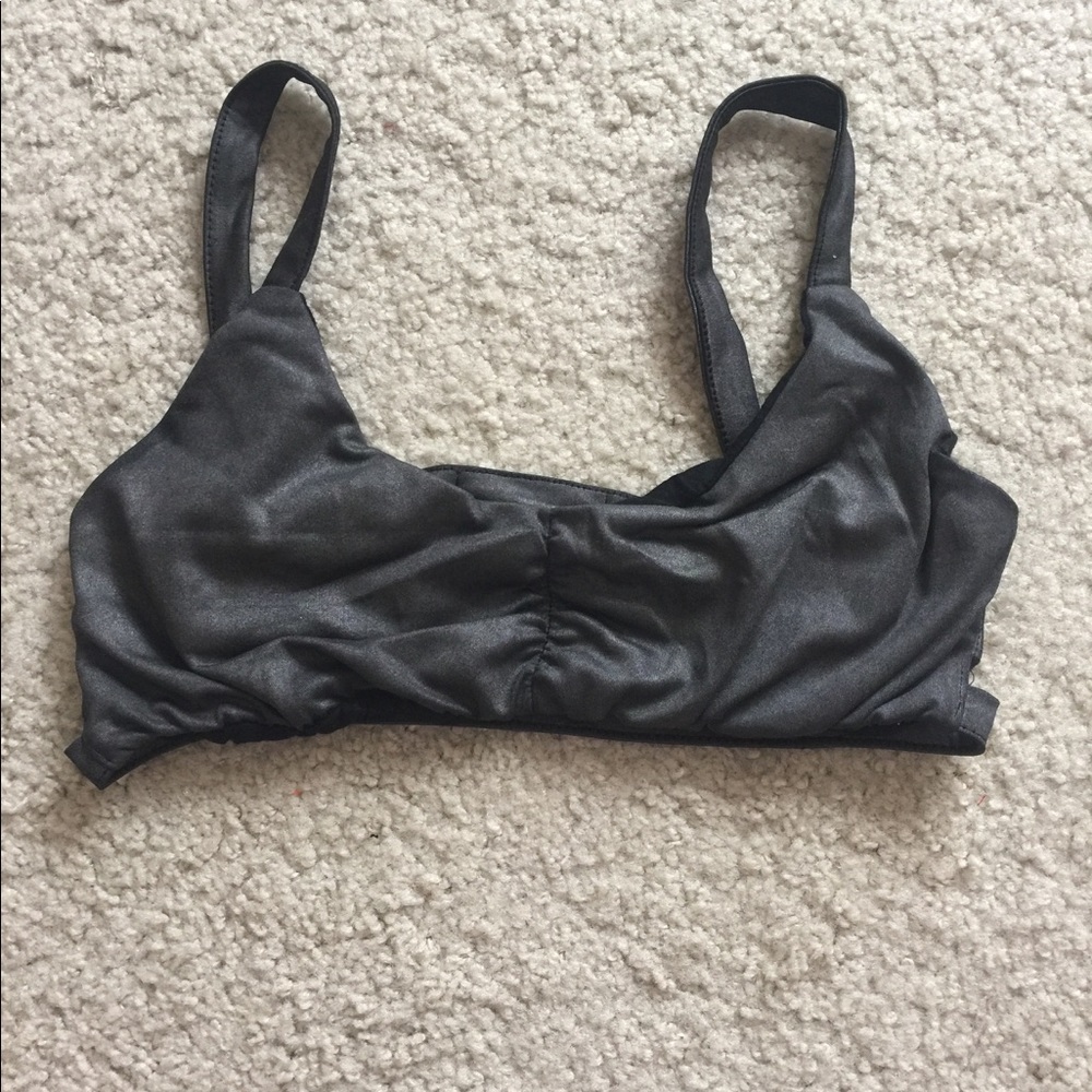 Gold bralette